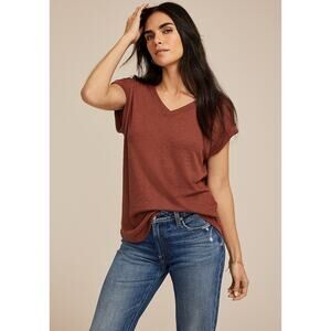 NWT Cozy Women’s Berkeley V-neck T-shirt Size Large